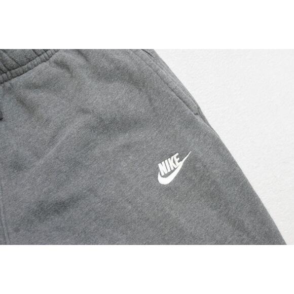 Nike Jogger Sweat Pants Tapered Cotton Blend Gray W/Pockets Mens Sz Medium - Picture 5 of 11